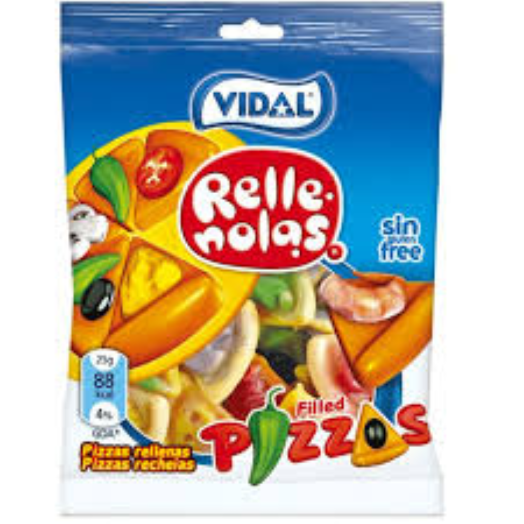 VIDAL JELLY FILLED PIZZAS 90G